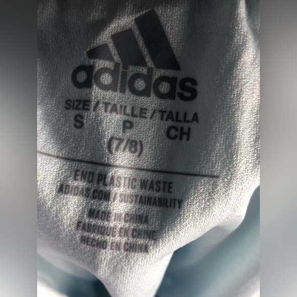 NWOT Adidas Ombre Woven Athletic Shorts in Pastel Rainbow - Size S / 7-8 - Picture 4 of 5